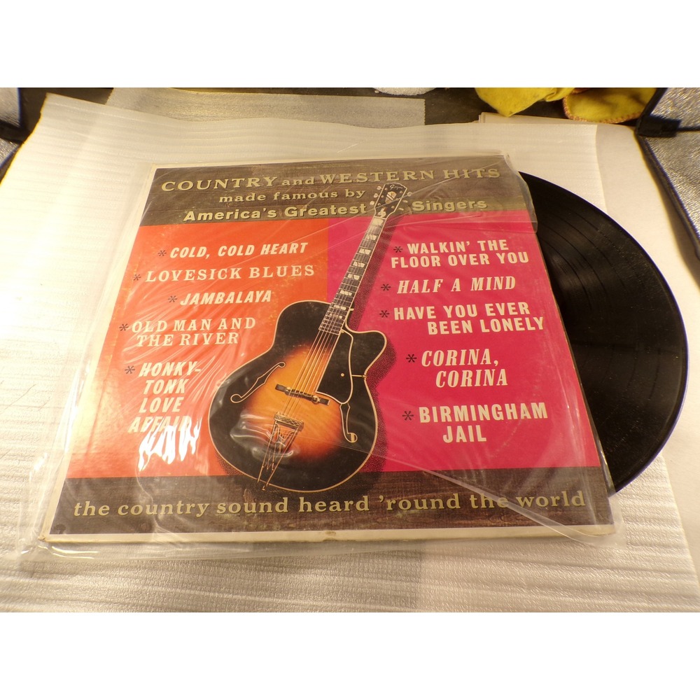 Country and Western Hits Somerset P-18000 Vinyl LP George McCormick Rusty Adams